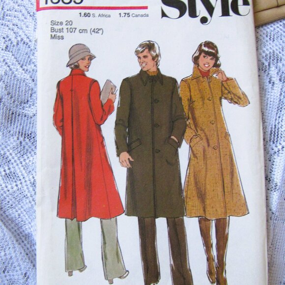 Lot of 3 sewing patterns ,sz. 20-22-24, vintage - Picture 2 of 4